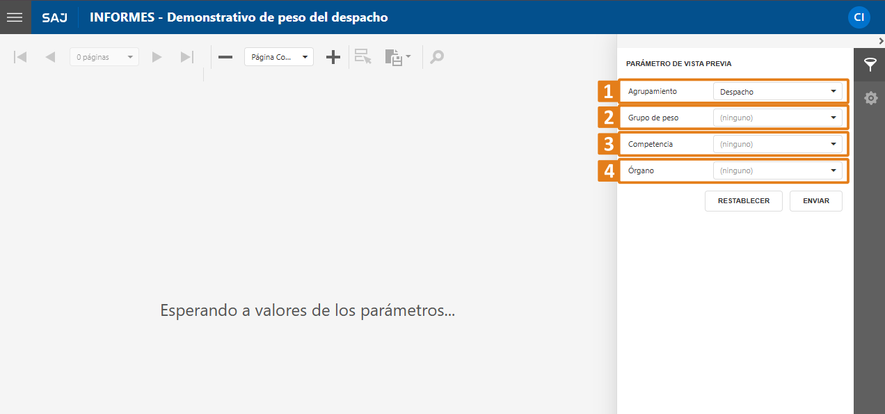 PARAMETROS DE VISTA PREVIA